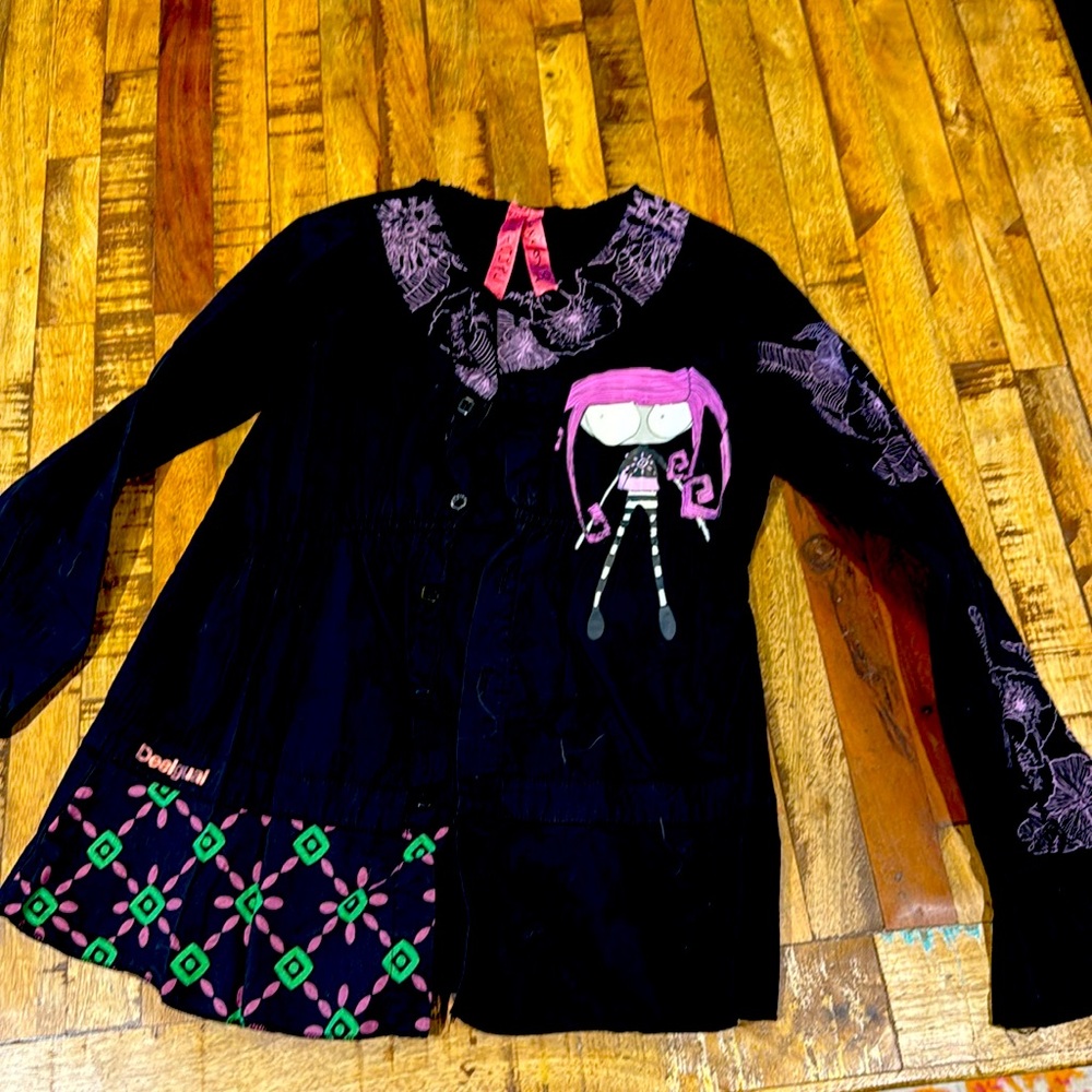 Desigual long sleeve button down shirt